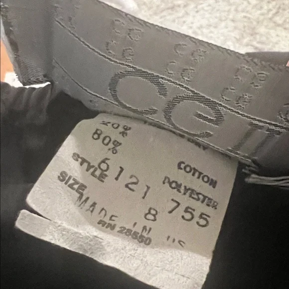 Vintage Black and White Striped Dress - Picture 5 of 5